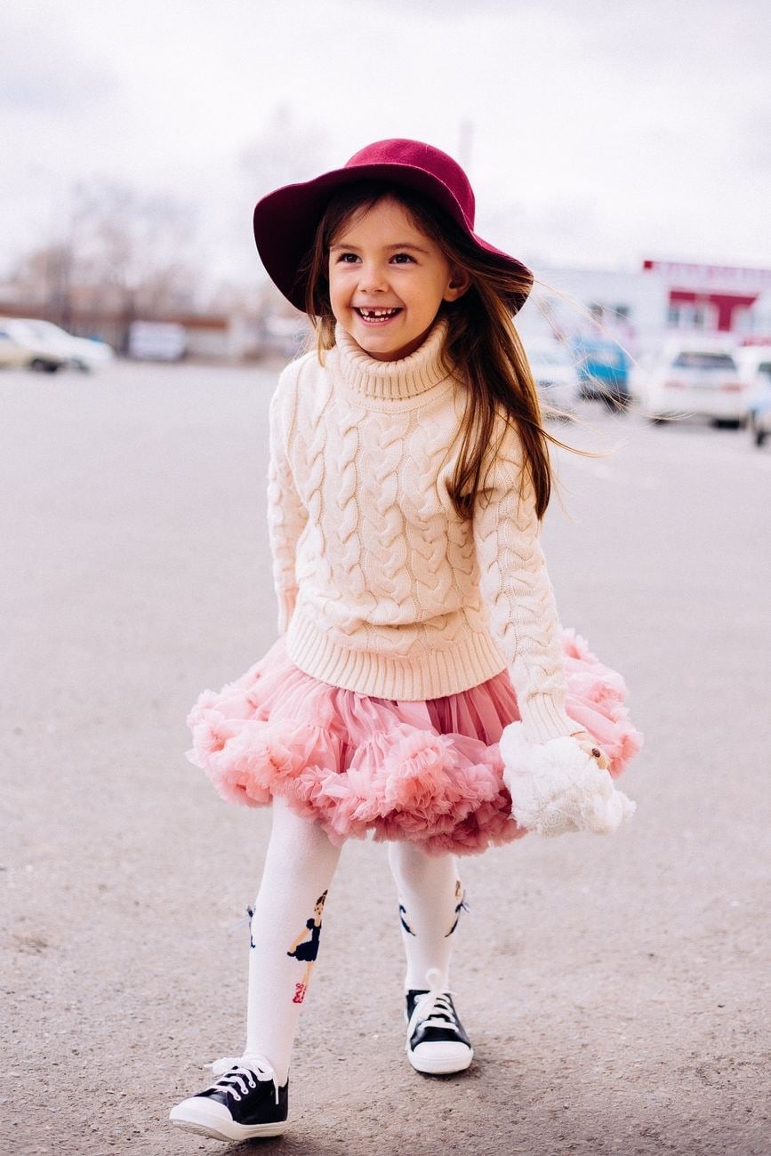Conjunto Saia Tutu Rosa — Menina